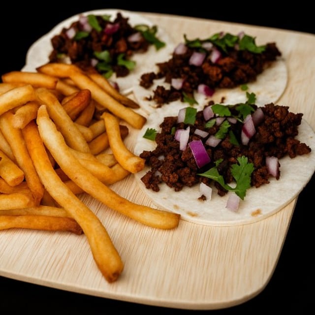 Homemade Chorizo Street Tacos.
